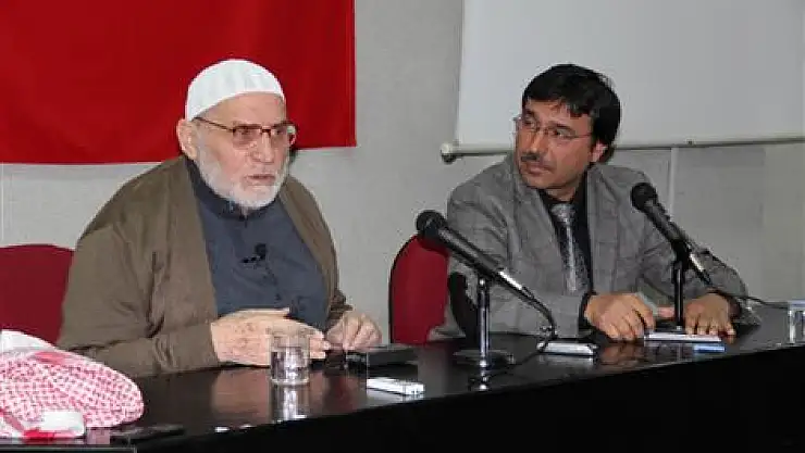 İslam Alimi Şuayip El Arnaut, Samsun'da söyleşiye katıldı