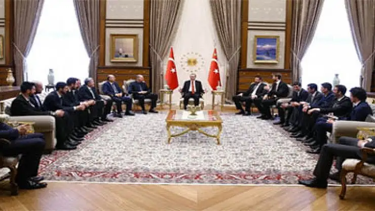 Erdoğan '12 Dev Adam'ı konuk etti