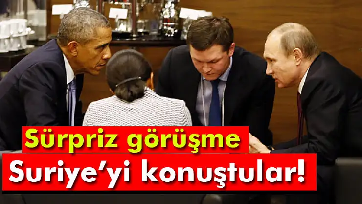 Obama ve Putin telefonda Suriye'yi konuştu
