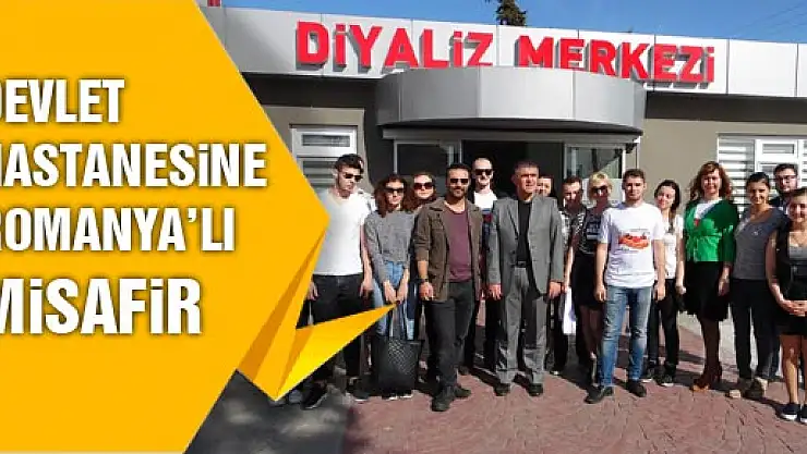 Devlet Hastanesine Romanya'lı misafir