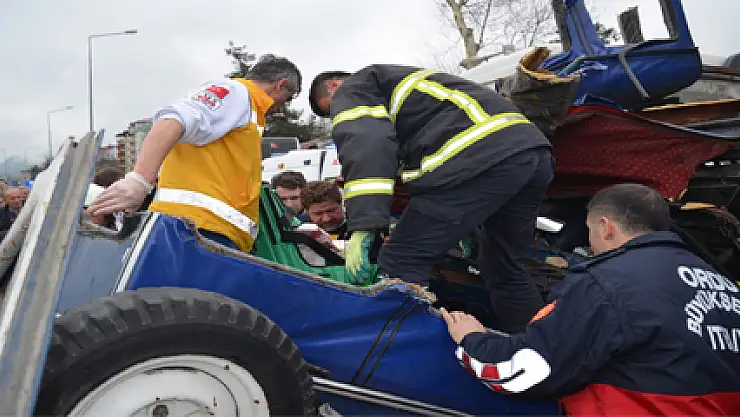 Fatsa'da Trafik Kazası: 1 Ölü, 1 Yaralı