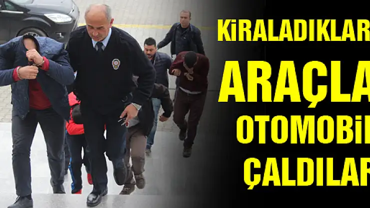 Otomobil Çalmak için Araç Kiraladı