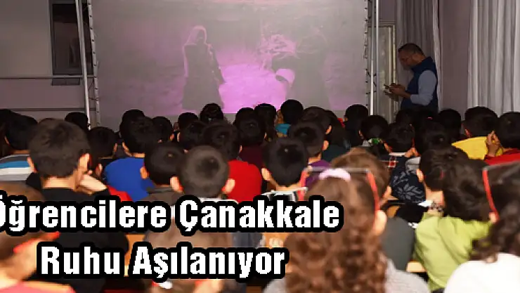 Öğrencilere Çanakkale Ruhu Aşılanıyor