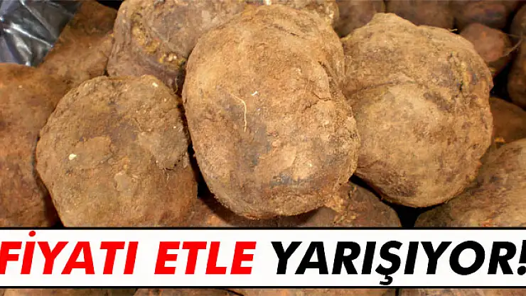 Yer elması, etle yarışıyor