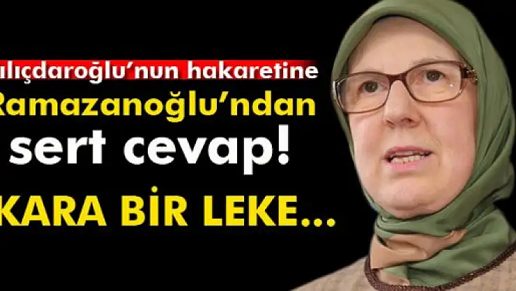 Kılıçdaroğlu'nun hakaretine Ramazanoğlu'ndan sert cevap!