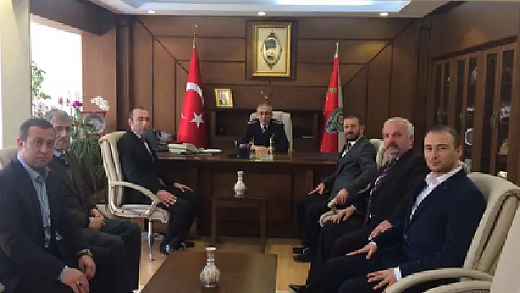 MHP'DEN EMNİYET MÜDÜRÜ YAVUZ'A ZİYARET