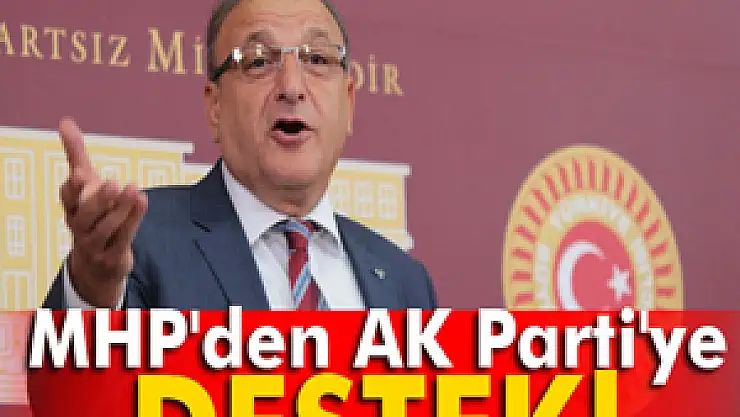 MHP'den AK Parti'ye destek