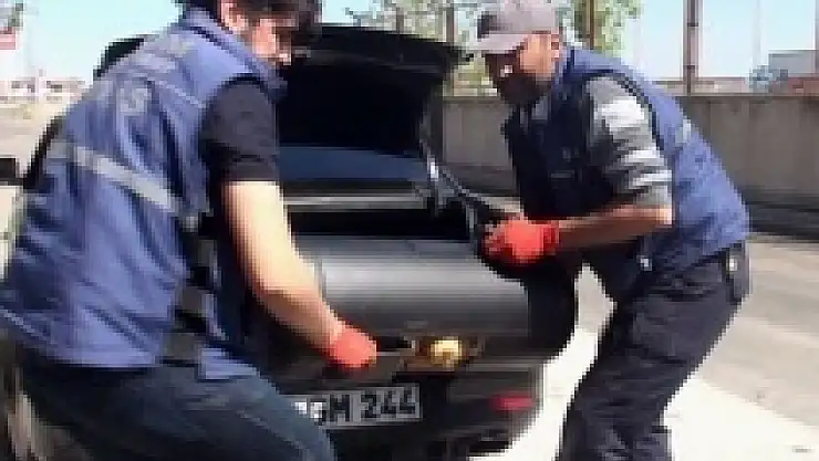 LPG tankında 25 kilogram esrar ele geçirildi