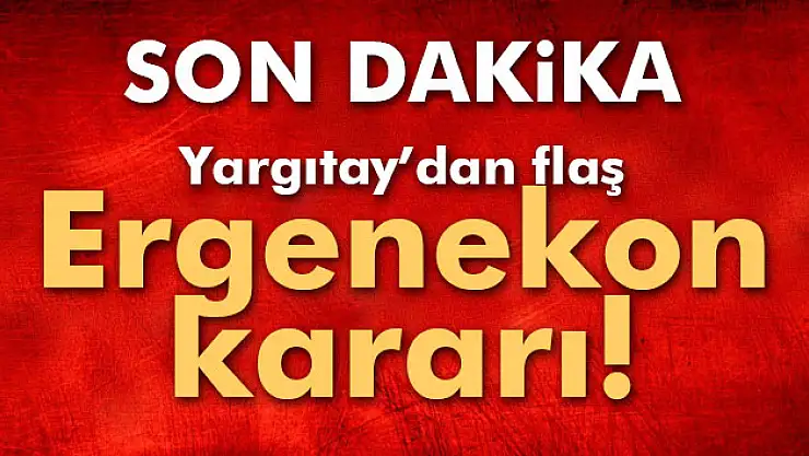 Yargıtay Ergenekon davası kararını usulden bozdu
