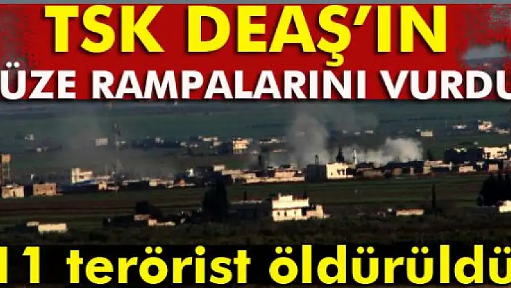 DEAŞ hedefleri imha edildi! 11 terörist öldürüldü