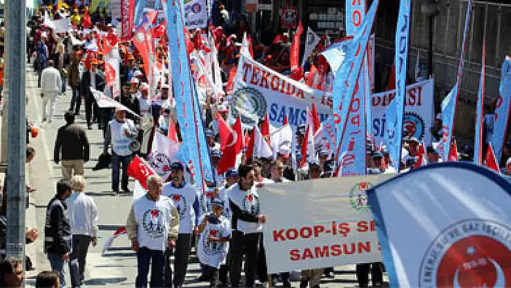 Samsun'da Gergin 1 Mayıs Kutlamaları