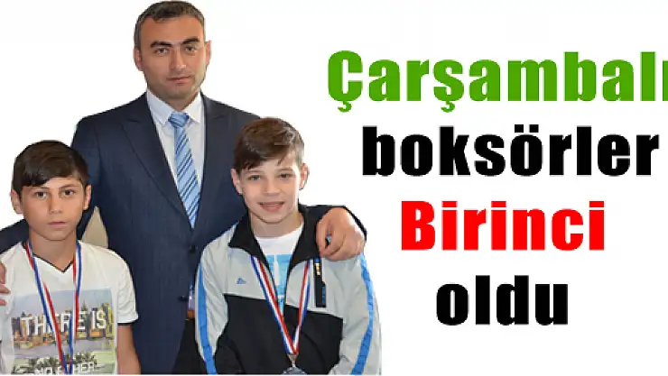 Çarşambalı boksörler Birinci oldu