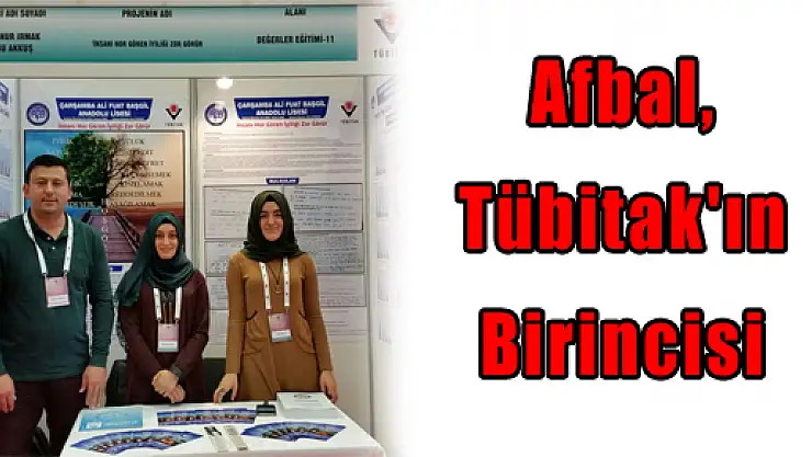 Afbal, Tübitak'ın Birincisi