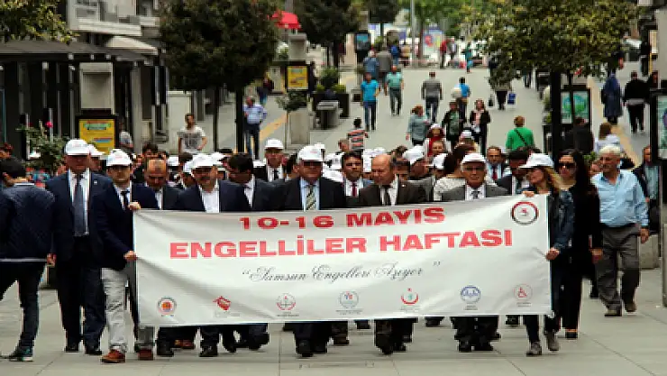 'Samsun Engelleri Aşıyor' Yürüyüşü 