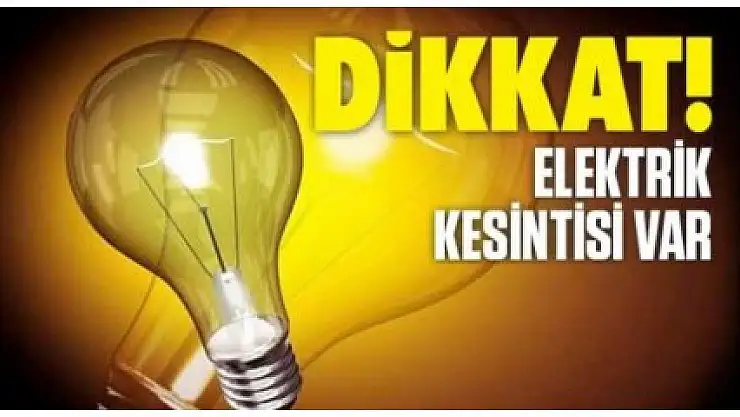 Samsun İlinde programlı elektrik kesintisi bildirimi