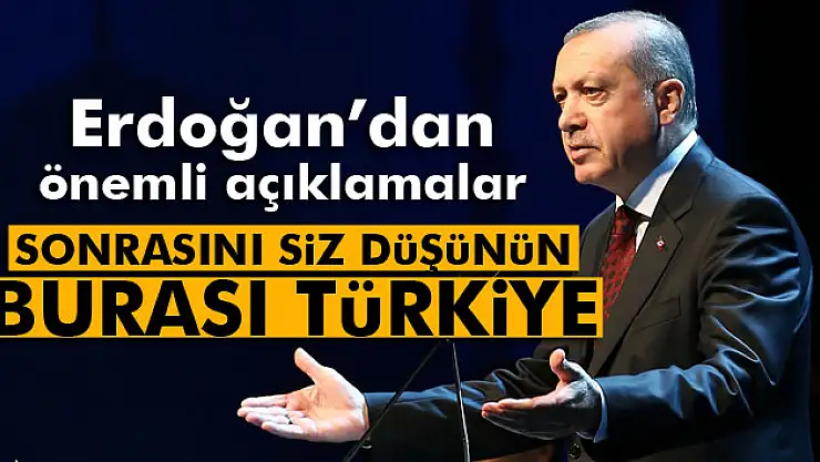 Erdoğan: 'Görüşmelerde netice alınmazsa, Meclis'ten yasa çıkmaz'