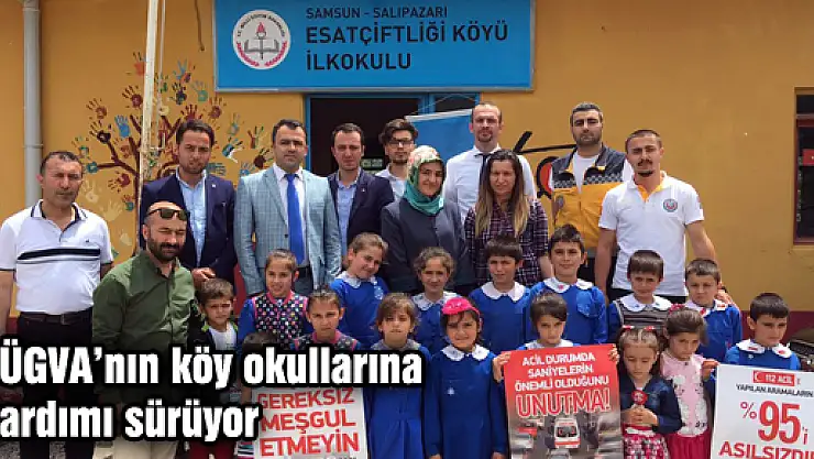 TÜGVA'nın köy okullarına yardımı sürüyor