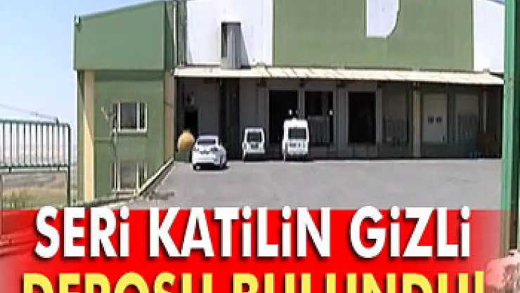 Seri katilin kiraladığı iddia edilen depoya polis baskını!