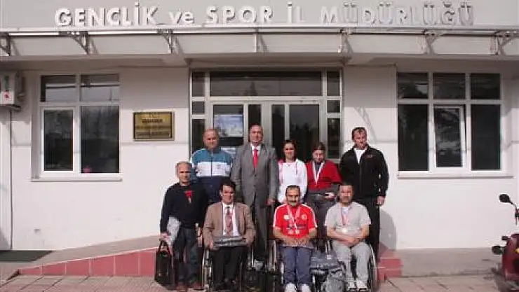 Engelli Sporculardan İl Müdürlüğümüze ziyaret