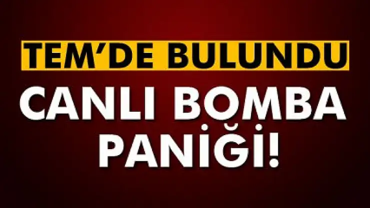 TEM'de bulundu: Patlamaya hazır 2 canlı bomba yeleği