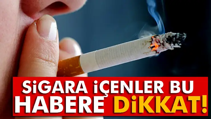 Sigara içenler bu uyarılara dikkat
