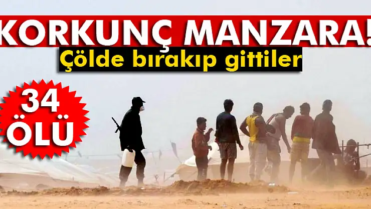 Nijer'de 34 mülteci çölde ölü bulundu