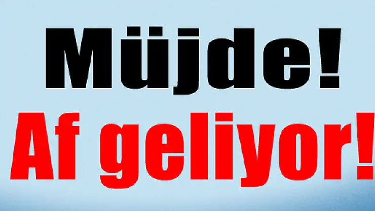 Af geliyor! Borç faizleri siliniyor...