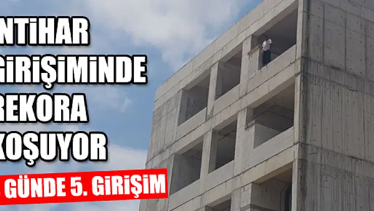 İNTİHAR GİRİŞİMİNDE REKORA KOŞUYOR