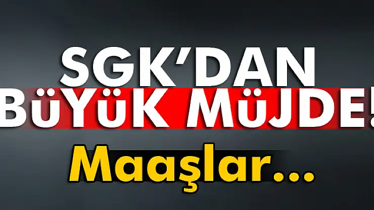 Emekli, dul ve yetimlere maaş müjdesi!