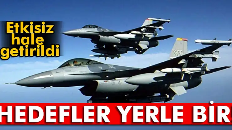 Irak'ın Haftanin bölgesinde terör örgütü hedefleri vuruldu