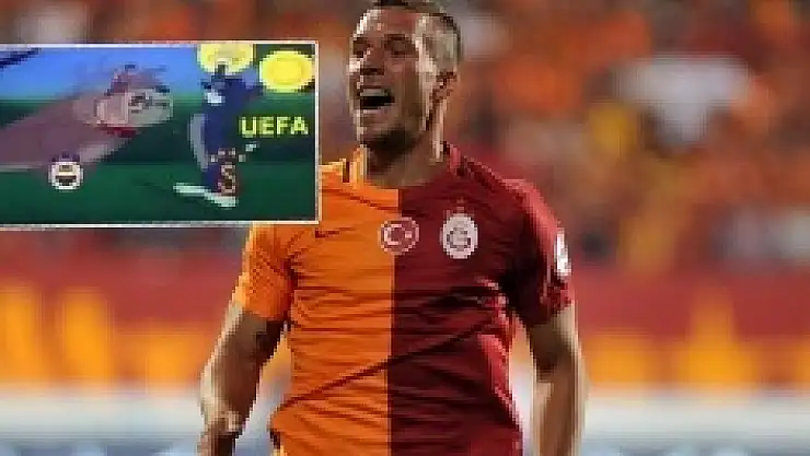 Podolski'den Fenerbahçelileri kızdıran paylaşım!