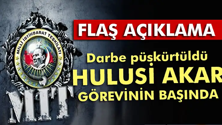'Darbe girişimi püskürtüldü'
