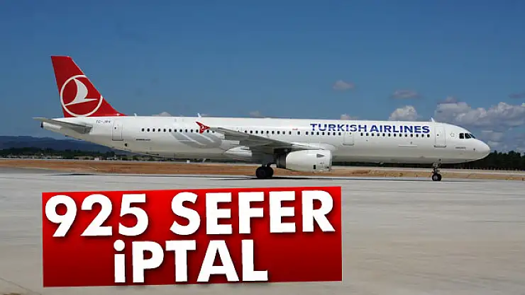 THY, yüzlerce seferini iptal etti