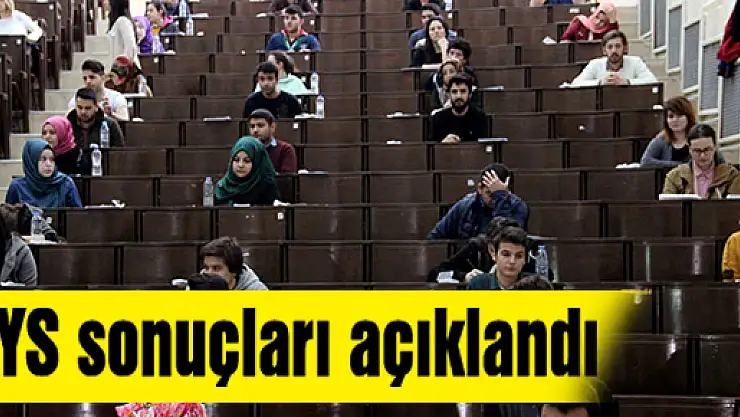 LYS sonuçları açıklandı