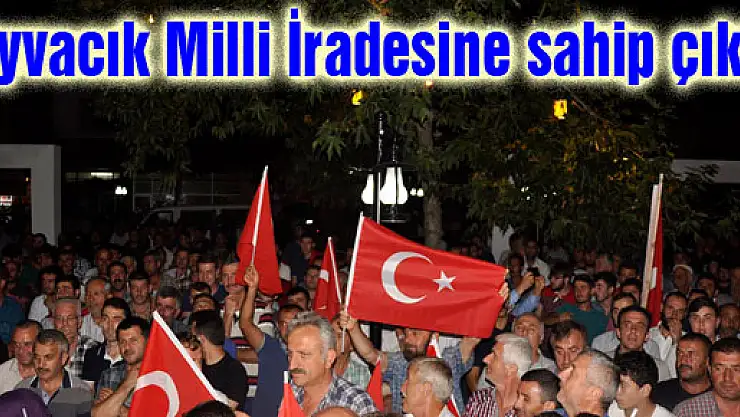 Ayvacık Milli İradesine sahip çıktı‏