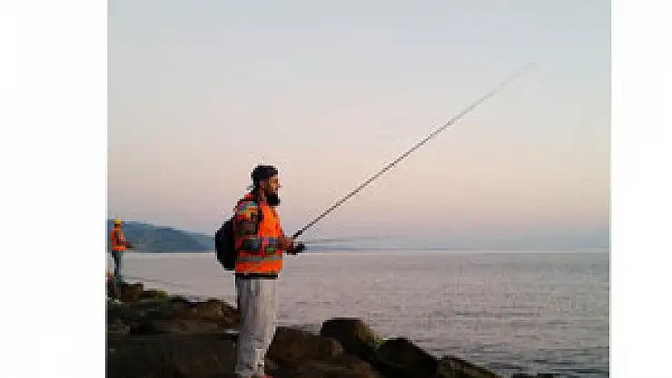 Samsun'da balık tutma yarışması