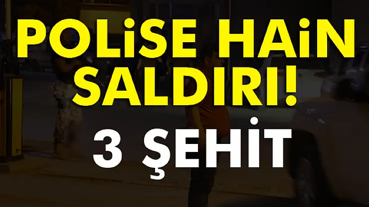Hakkari'de polis noktasına bombalı saldırı: 3 Şehit, 14 yaralı