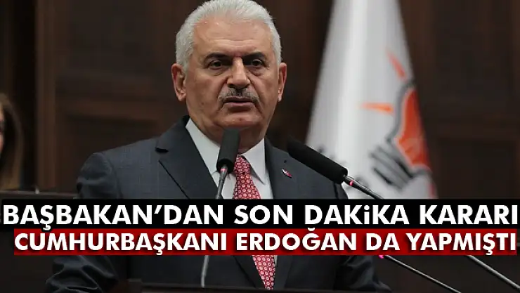 Başbakan Yıldırım bin 500 davayı geri çekti
