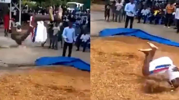 Takla atarken boynunu kırdı