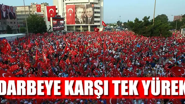 Samsun darbeye karşı tek yürek oldu
