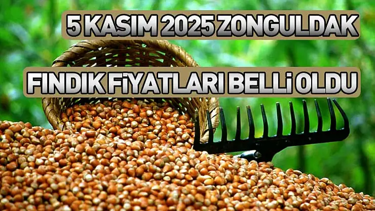5 Kasım 2025 Zonguldak Güncel Fındık Fiyatları Açıklandı