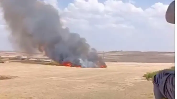 50 dönümlük ekili arazi küle döndü