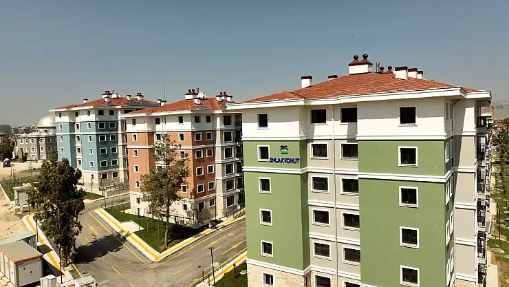 500 Evler bölgesinde 576 konut inşa edildi