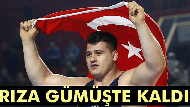 Rıza Kayaalp gümüş madalyanın sahibi oldu