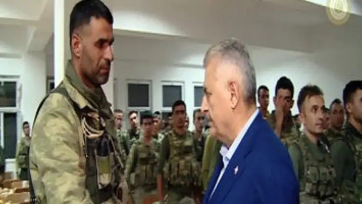Başbakan Binali Yıldrırım'dan, operasyon bölgesine ziyaret