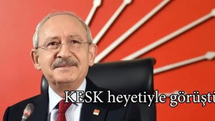 KESK heyetiyle görüştü