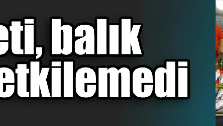 Samsun'da kurban eti balık satışını etkilemedi