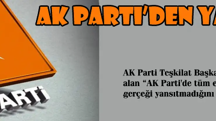 AK Parti'den yalanlama