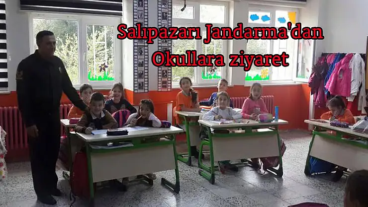 Salıpazarı Jandarma'dan Okullara ziyaret