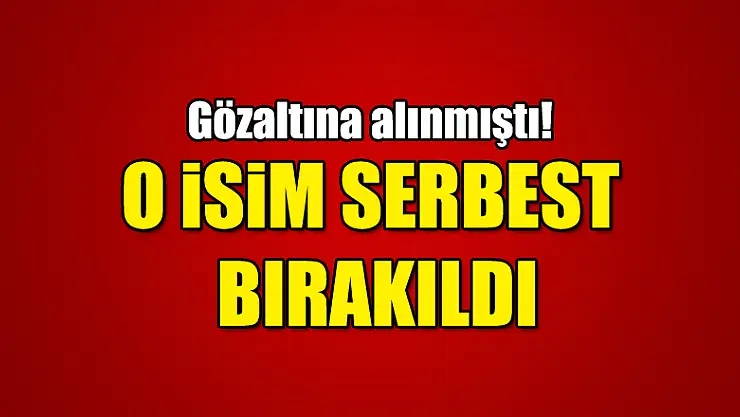 Burhan Erçal serbest bırakıldı